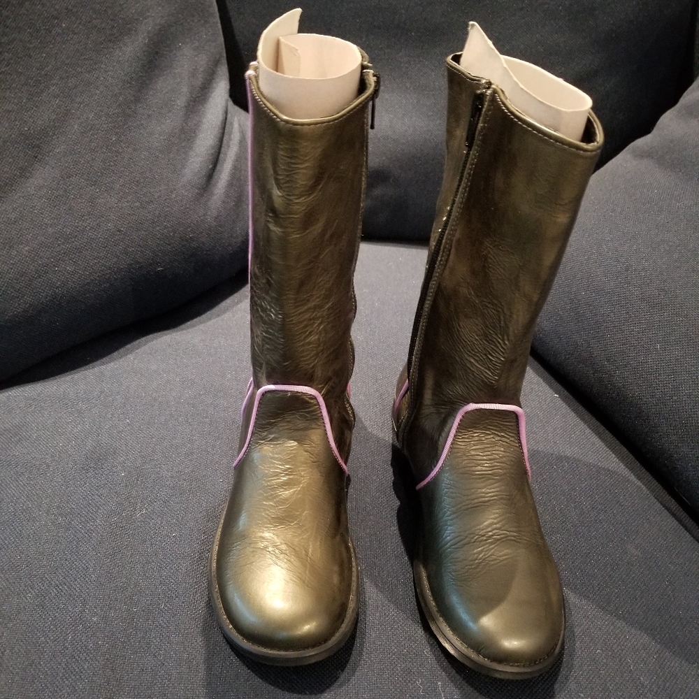 Girl's Twig leather boots